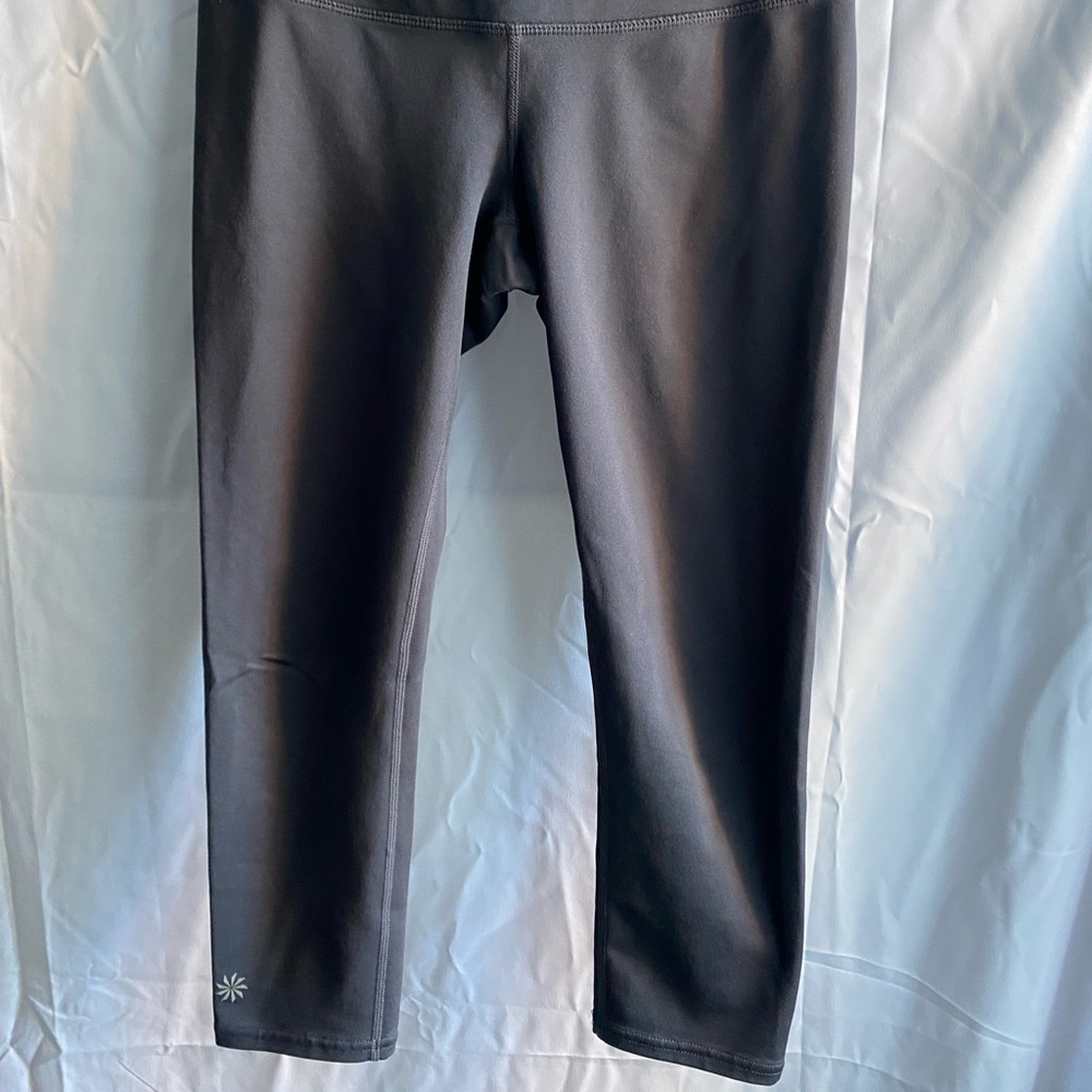 Pack Of 2 (Two) Athleta Sonar Capri Legging Size XS Blue Grey Yoga Workout, B01